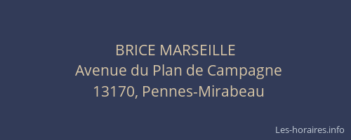 BRICE MARSEILLE