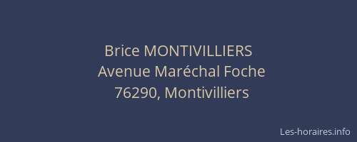 Brice MONTIVILLIERS