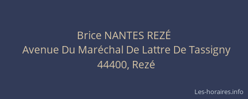 Brice NANTES REZÉ