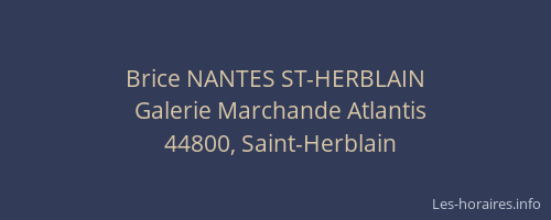 Brice NANTES ST-HERBLAIN
