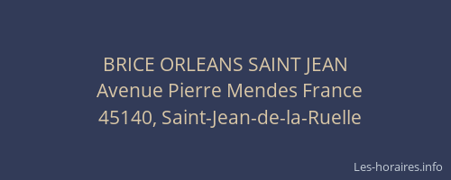 BRICE ORLEANS SAINT JEAN
