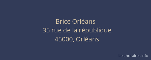 Brice Orléans