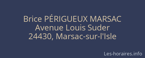 Brice PÉRIGUEUX MARSAC