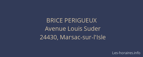 BRICE PERIGUEUX