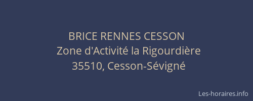 BRICE RENNES CESSON