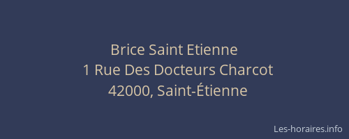 Brice Saint Etienne