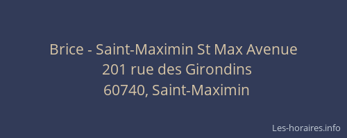 Brice - Saint-Maximin St Max Avenue