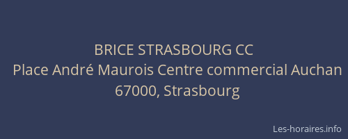 BRICE STRASBOURG CC