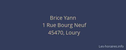 Brice Yann