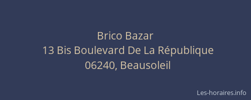 Brico Bazar