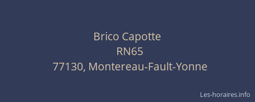 Brico Capotte