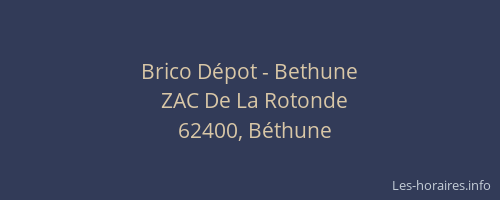 Brico Dépot - Bethune