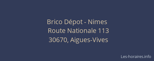 Brico Dépot - Nimes
