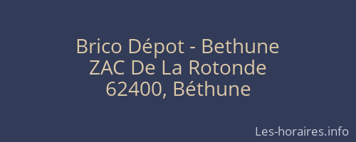 Brico Dépot - Bethune