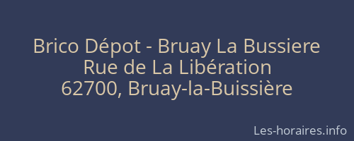 Brico Dépot - Bruay La Bussiere