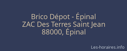 Brico Dépot - Épinal