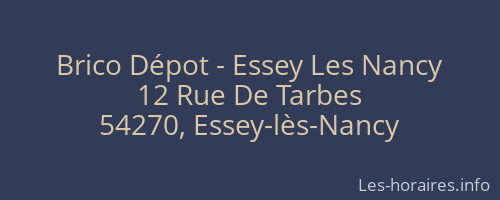 Brico Dépot - Essey Les Nancy
