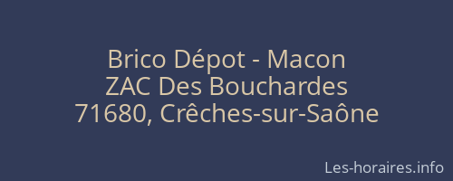 Brico Dépot - Macon