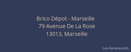 Brico Dépot - Marseille