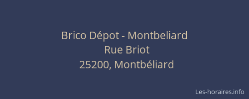 Brico Dépot - Montbeliard