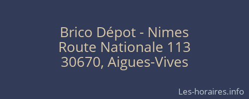 Brico Dépot - Nimes