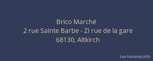 Brico Marché