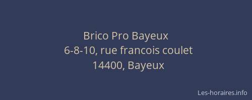 Brico Pro Bayeux