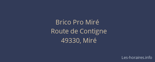 Brico Pro Miré
