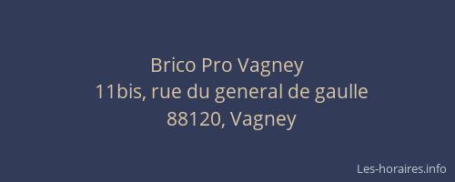 Brico Pro Vagney