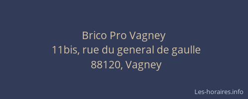 Brico Pro Vagney