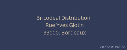 Bricodeal Distribution