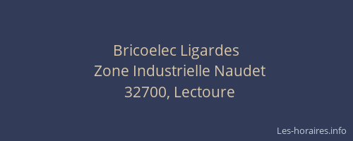 Bricoelec Ligardes
