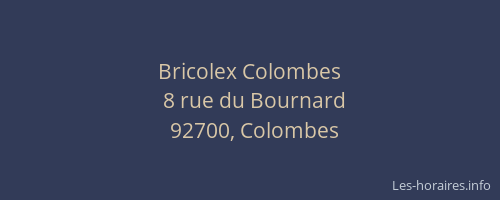 Bricolex Colombes