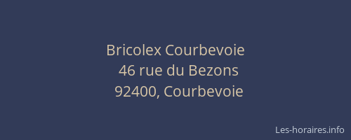 Bricolex Courbevoie