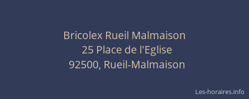 Bricolex Rueil Malmaison