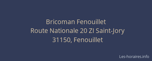 Bricoman Fenouillet