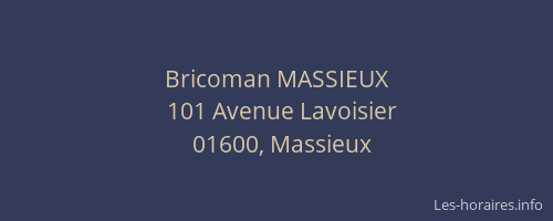 Bricoman MASSIEUX