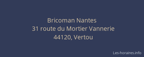 Bricoman Nantes