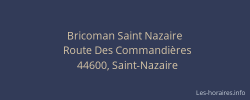 Bricoman Saint Nazaire