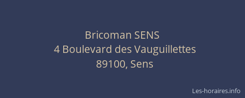 Bricoman SENS