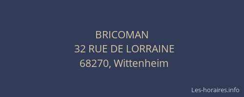 BRICOMAN
