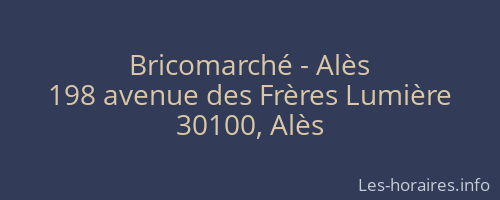 Bricomarché - Alès