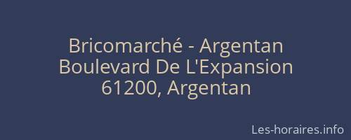 Bricomarché - Argentan