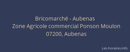 Bricomarché - Aubenas