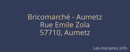 Bricomarché - Aumetz