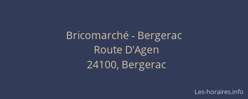 Bricomarché - Bergerac