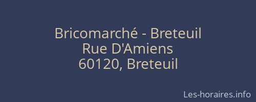 Bricomarché - Breteuil