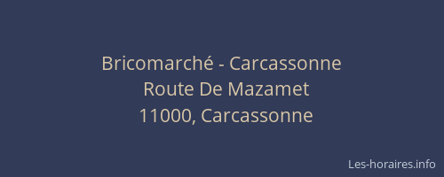 Bricomarché - Carcassonne