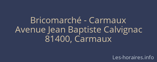 Bricomarché - Carmaux