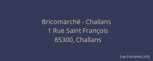 Bricomarché - Challans